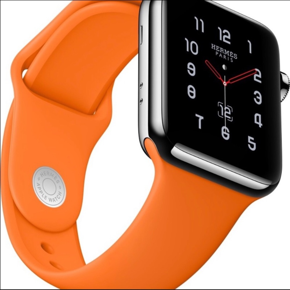 Genuine Hermes Apple Watch Silicone Sport Band 40mm 41mm